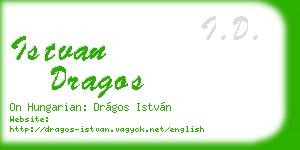 istvan dragos business card
